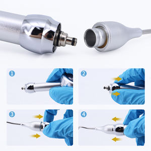 Pemoles Pemutih Gigi Elektrik/Turbine 2/4 Lubang Pistol Semprot Pasir Baja Tahan Karat dengan Rotasi 360 Derajat - Product Image 4