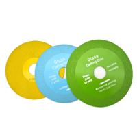 Disque de coupe diamanté Fullux 100 mm (4 pouces) pour verre, lame de scie diamantée pour le polissage et la découpe de carreaux de céramique et de jade vert