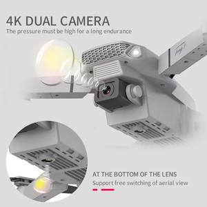 โดรนระยะไกล4K สำหรับผู้เริ่มต้น E88มืออาชีพกำหนดได้เองรีโมทคอนโทรล4Drc RC ของเล่น HD GPS mini กล้องโดรน4K คอปเตอร์สี่ใบพัด - Product Image 4