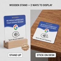 Carte NFC Google/INS/TK Review, programmable, adaptée aux entreprises et aux bureaux - affichage des commentaires, promotion des cadeaux, personnalisable