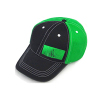 Gorra de béisbol deportiva de sarga de algodón personalizada, logotipo bordado de estilo americano, cierre de ajuste flexible, Negocio de tela sublimada curvada