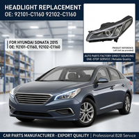 Phares avant de voiture 92101-C1160 92102-C1160 pour Hyundai Sonata 2015