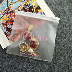 カスタムPVCスモールジュエリー/ネックレスジッパーバッグ、ジュエリー用スモールジップロックバッグ、ジュエリー用スライダービニール袋ポーチ - Product Image 3