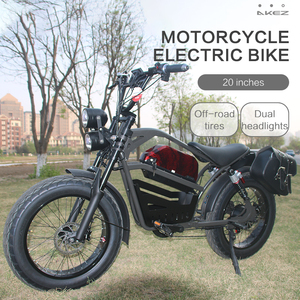 <strong>AKEZ</strong> Fat Tire 20x4.0 Electric Bike Vintage Style 1500W 48v High Power 55KM/H Beach Cruiser Long Range <strong>Ebike</strong> for Adults - Product Image 4