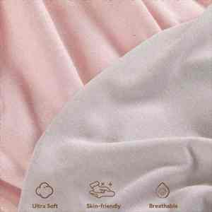 Draps pour berceau et lit d'enfant doux et respirants, ajustés 32''*16'', coussin de table à langer, housses de coussin de table à langer pour bébé - Product Image 4