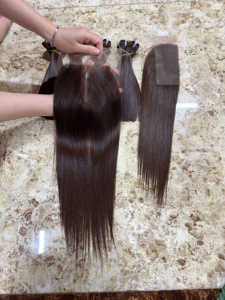 Cheveux humains vietnamiens très demandés, 100% cheveux vierges humains, trame pour salon et distributeur - Product Image 5