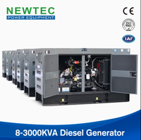 Grupo Electrógeno Diésel Silencioso con Motor Cummins de 200 kW 250 kVA de Alto Rendimiento, Disponible en 50 Hz y 60 Hz, Generadores Industriales de Emergencia