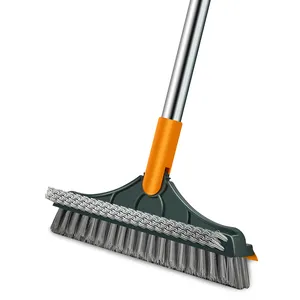 Brosse de nettoyage pour carrelage à couture double face améliorée pour la salle de bain.