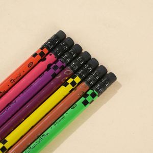 Gommes en bois noir personnalisées de qualité supérieure, crayons de couleur haute visibilité pour enfants, vente en gros, très demandés - Product Image 4