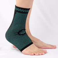 Chaussettes de compression en nylon élastique pour Noël, à bout ouvert, pour les blessures sportives, soutien du pied, protection de la cheville, manchon