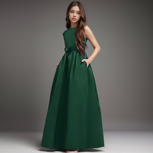 <span class=keywords><strong>Robe</strong></span> de <span class=keywords><strong>demoiselle</strong></span> <span class=keywords><strong>d</strong></span>'<span class=keywords><strong>honneur</strong></span> <span class=keywords><strong>junior</strong></span> élégante sans manches pour adolescentes de 10 à 16 ans, style occidental, 6 couleurs, pour fête <span class=keywords><strong>d</strong></span>'anniversaire - Product Image 5