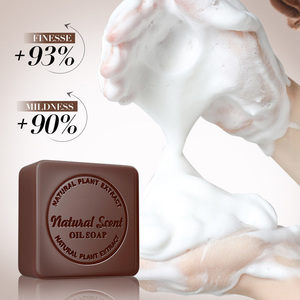 Profumo naturale caffè olio essenziale sapone universale fatto a mano sapone per la pulizia del corpo 100g - Product Image 4