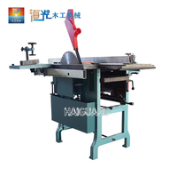 Mesin Pertukangan Kayu Multifungsi Gergaji Planer Bor Thicknesser Pengasah Motor Kombinasi Multifungsi 2.2kw 4200 RPM