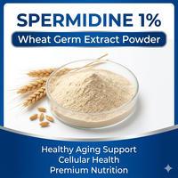 Extrait de germe de blé de haute pureté, poudre de spermidine à 0,2%-1% et spermidine issue de fermentation à 99% pour compléments alimentaires