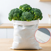 Sac tissé personnalisé avec logo imprimé pour l'emballage des carottes, des pommes de terre et des oignons, sac de courses réutilisable résistant