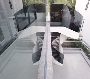 Viko <span class=keywords><strong>บันได</strong></span>กระจกโค้งลายดอกยาง<span class=keywords><strong>บันได</strong></span><span class=keywords><strong>แบบ</strong></span>เกลียวกันลื่นสำหรับกลางแจ้ง2025 - Product Image 4