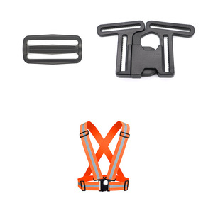 Boucle de sécurité en plastique à quatre voies, 2 pouces, à dégagement latéral, pour vêtements, gilet réfléchissant, durable - Product Image 4