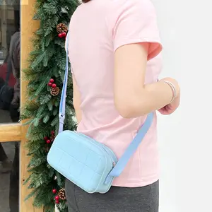 Custom Luxury Crossbody Sling Bags For Women Kids Large Capacity Waterproof Soft Silicone Crossbody Bag