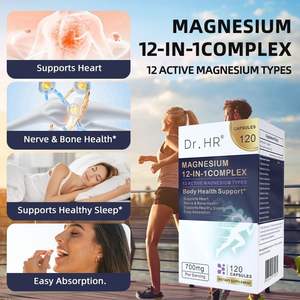 Magnezyum Kapsülleri 12'si 1 Arada Kompleks 12 Aktif Tür Kalp Sinir Kemik Uyku Destekleyici Kapsüller - Product Image 4