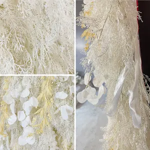 Künstliche Seide Aufroll-up Pampas-Gras Blume Wand panel Hintergrund, Billig Dekorative Hochzeit Dekoration, 3D Weiß Rosa Rose
