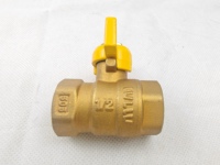 Válvula de Mariposa de Latón Forjado Niquelado de Alta Resistencia DN15 con Roscas Hembra BSP/NPT, OEM Disponible, Diseñada para Control de Agua