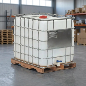 Conteneur IBC en plastique liquide de qualité alimentaire 1000L à bas prix, baril d'occasion pour l'eau - Product Image 3