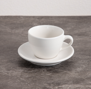 Minimalist <b>Ring</b> Handle Coffee Cup & Saucer Custom Logo Luxury Hotel Restaurant Cafe Porcelain Espresso Cappuccino Mug Wholesale - Product Image 6