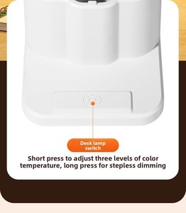 Lampe de <span class=keywords><strong>bureau</strong></span> LED à brancher, design moderne avec porte-stylo, intensité réglable, pour <span class=keywords><strong>bureau</strong></span>, étude, table, étudiant, maison, <span class=keywords><strong>bureau</strong></span> - Product Image 5