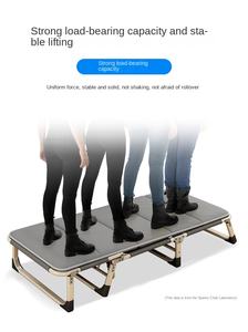 Роскошная легкая складная кровать из стальных труб, портативная для офиса, кемпинга, гостиной — многофункциональная, экономит место - Product Image 2