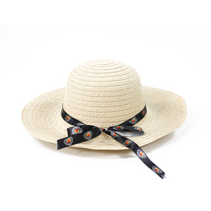 Visière de plage d'été de luxe à large bord, personnalisée avec impression sérigraphiée, pour enfants et adultes, en herbe naturelle mate, vente en gros - Product Image 3