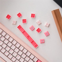 Personality Valentines Day Keycaps Cherry Profile Doubleshot 166 Keys With ISO Enter Key 6.25u 7u Spacebar for Keyboard