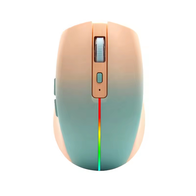 Wireless USB-C Recharging Optical Gaming Mouse Quiet Click Long Battery Life Laptop Use Mouse Vertical Wireless Gaming Mouse