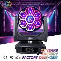 Luz de discoteca para bar IP65 7x60W Bee Eye Beam Wash Mini LED Moving Head RGBW 4 en 1 Control DMX512 10000 Lúmenes 8000K para fiestas de DJ