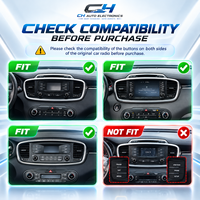 Autoradio pour Kia Sorento 2015-2020 Double Din Écran tactile Android CarPlay sans fil Android Auto GPS DSP SWC FM AM