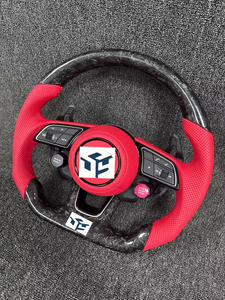 Volant en fibre de carbone personnalisé pour Audi RS Series RS3 RS4 RS5 RS6 <span class=keywords><strong>RS7</strong></span> S3 S4 S5 Old B8 Series A8 R8 Q7 Q5 - Product Image 6