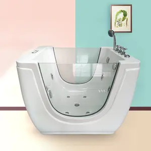 CE watermark approval Australia France hot selling thermostat baby spa with shower handle newborn baby tub