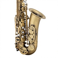Elman Alto Drop E Saxophone Brass Instrument Antique Copper Finish Beginner Performance -8100