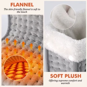 Double Layer Design Short Plush Thickened Jacket with Heating Function Warm Foot Warmer for <b>Locking</b> Temperature - Product Image 3