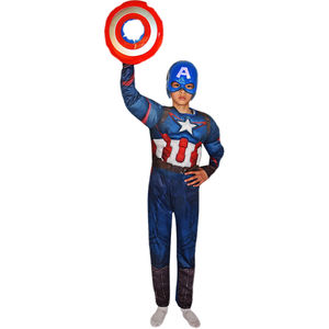 男の子のためのホットセール高品質スーパーヒーローマッスルジャンプスーツハロウィンコスチューム - Product Image 4