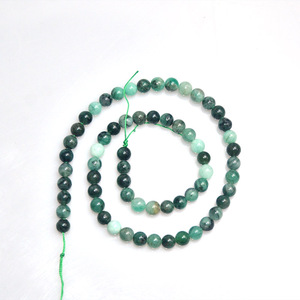 6mm Natural <strong>Colombian</strong> <strong>Emerald</strong> <strong>Beads</strong> Round, DIY Jewelry Making, Small Order OK Ready to Ship, Wholesale Price - Product Image 1