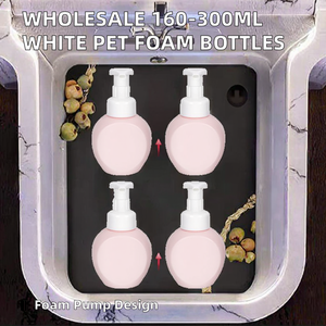 Wholesale 160ml/200ml/300ml White PET Empty <b>Hand</b> <b>Wash</b> Foaming Pump Sprayer Bottle for Liquid Soap & Shampoo - Product Image 2