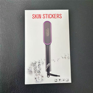 Custom Luxury Barber Bling Glitter Rhinestone Diamond DIY Accessory Portable <strong>Hair</strong> Straightener Flat Iron Skin Sticker for <strong>TYMO</strong>