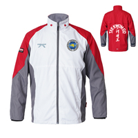 Veste d'entraîneur de Taekwondo ITF avec logo personnalisé, uniforme d'équipe personnalisable pour l'école d'arts martiaux