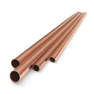 ASTM B68 B75 B88 B280 C12300 C12200 C11000 99.9% Pure Straight Copper Tube Price Per Kg