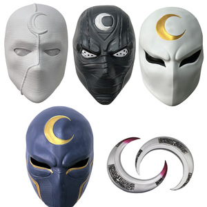 <span class=keywords><strong>Máscara</strong></span> facial <span class=keywords><strong>de</strong></span> látex para Halloween, Cosplay <span class=keywords><strong>de</strong></span> <span class=keywords><strong>la</strong></span> serie Legends Moon Knight, nueva, gran oferta - Product Image 5