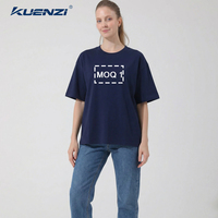 T-shirt pour femme Kuenzi, personnalisé avec logo, couleur unie, col rond, manches courtes, 100% coton, 240GSM