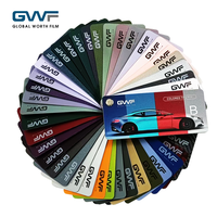GWFILM 400+ couleurs, film de protection de peinture en TPU satiné mat, film de changement de couleur, film auto-cicatrisant, film de protection de peinture pour voiture, changement de couleur PPF