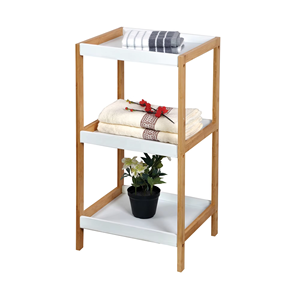 Wooden Display Shelf,3 Tier Wood Storage Rack for House,Livingroom,<strong>Bedroom</strong>,Wooden Shoe Rack <strong>Vanity</strong> Bathroom Stand - Product Image 1
