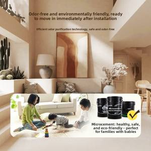 <span class=keywords><strong>Pintura</strong></span> Líquida de Microcemento de Dos Componentes para Decoración de Paredes y Pisos, Impermeable y Resistente a la Humedad, Decoración del Hogar - Product Image 3