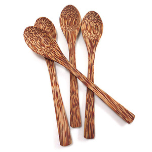 Cuchara de madera de coco orgánico de alta calidad Natural y para alimentos Hecho en Vietnam - Product Image 1